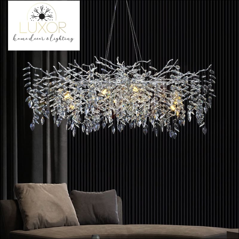 Winter Branch Crystal Chandelier - chandeliers