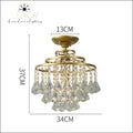 pendant lighting Wyndly Crsytal Pendant - Luxor Home Decor & Lighting