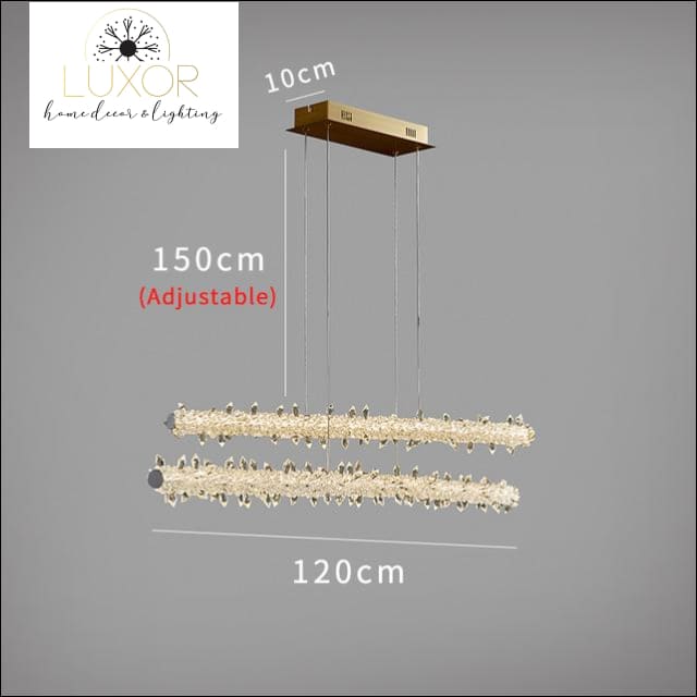 pendant lighting Xilibir Crystal Pendant Hanging Light - Luxor Home Decor & Lighting
