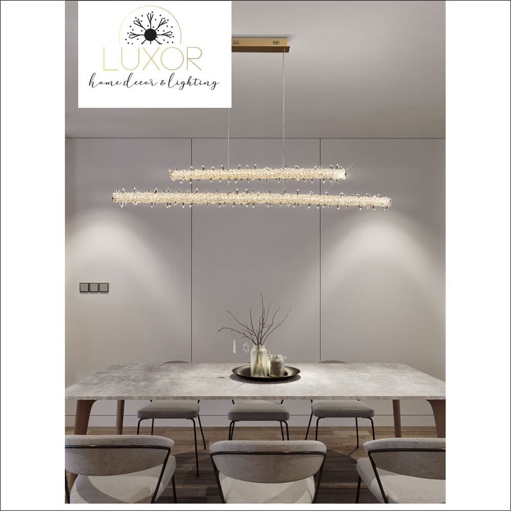 pendant lighting Xilibir Crystal Pendant Hanging Light - Luxor Home Decor & Lighting