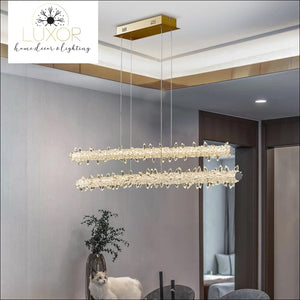 pendant lighting Xilibir Crystal Pendant Hanging Light - Luxor Home Decor & Lighting