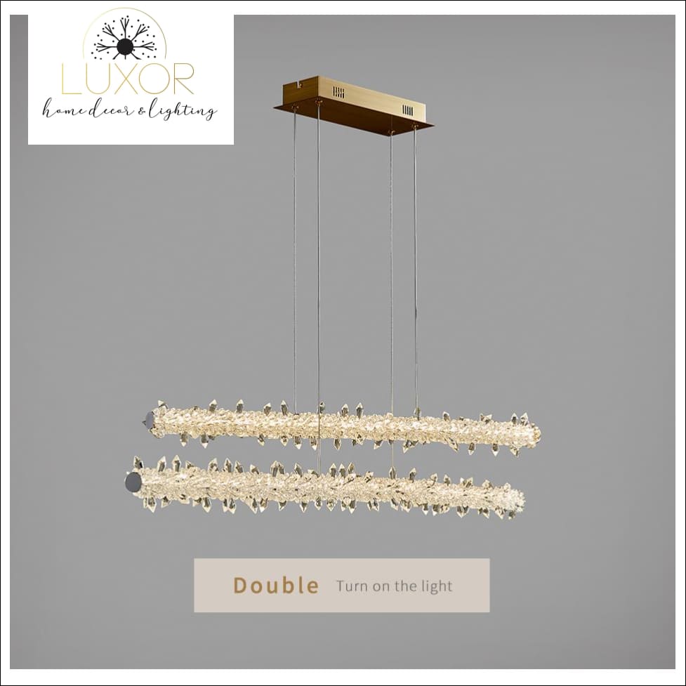 pendant lighting Xilibir Crystal Pendant Hanging Light - Luxor Home Decor & Lighting