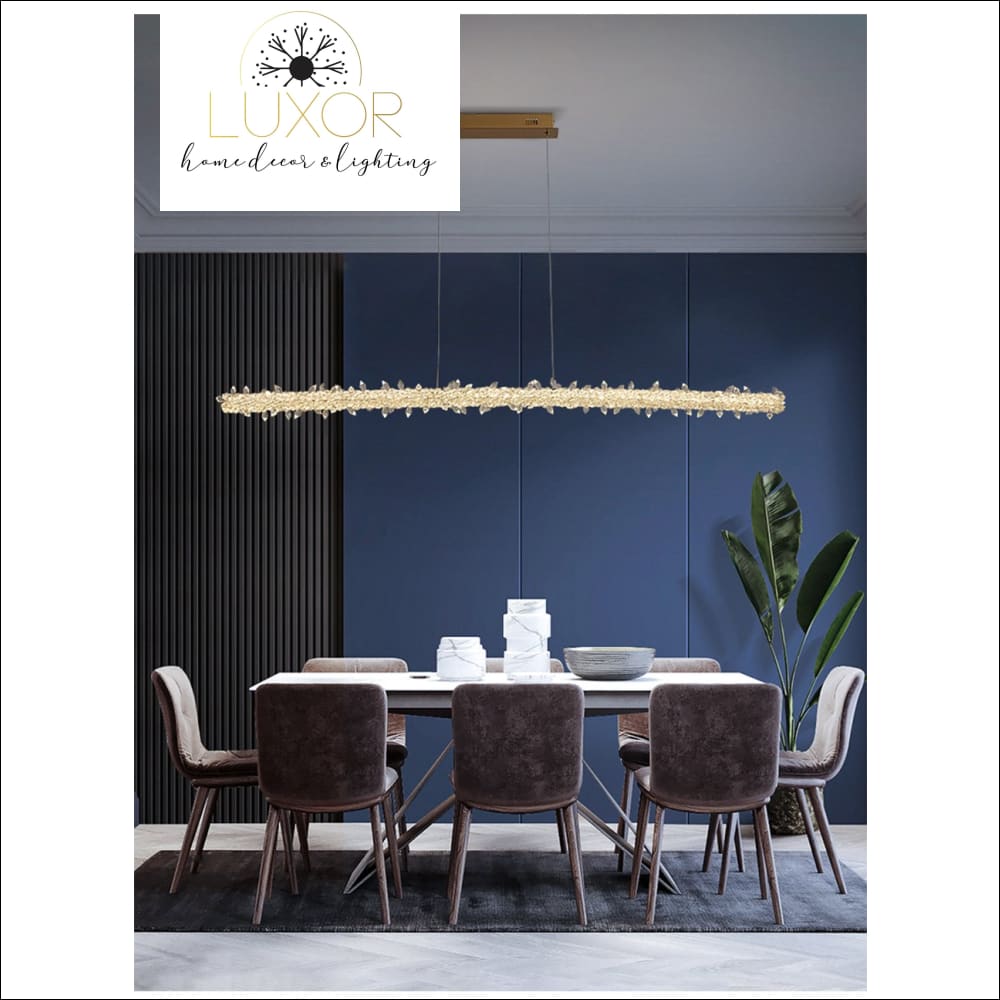 pendant lighting Xilibir Crystal Pendant Hanging Light - Luxor Home Decor & Lighting