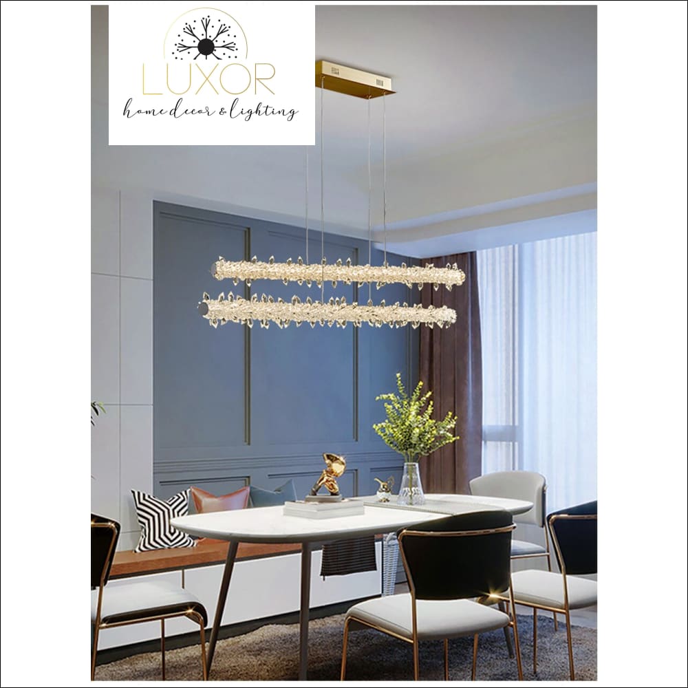 pendant lighting Xilibir Crystal Pendant Hanging Light - Luxor Home Decor & Lighting