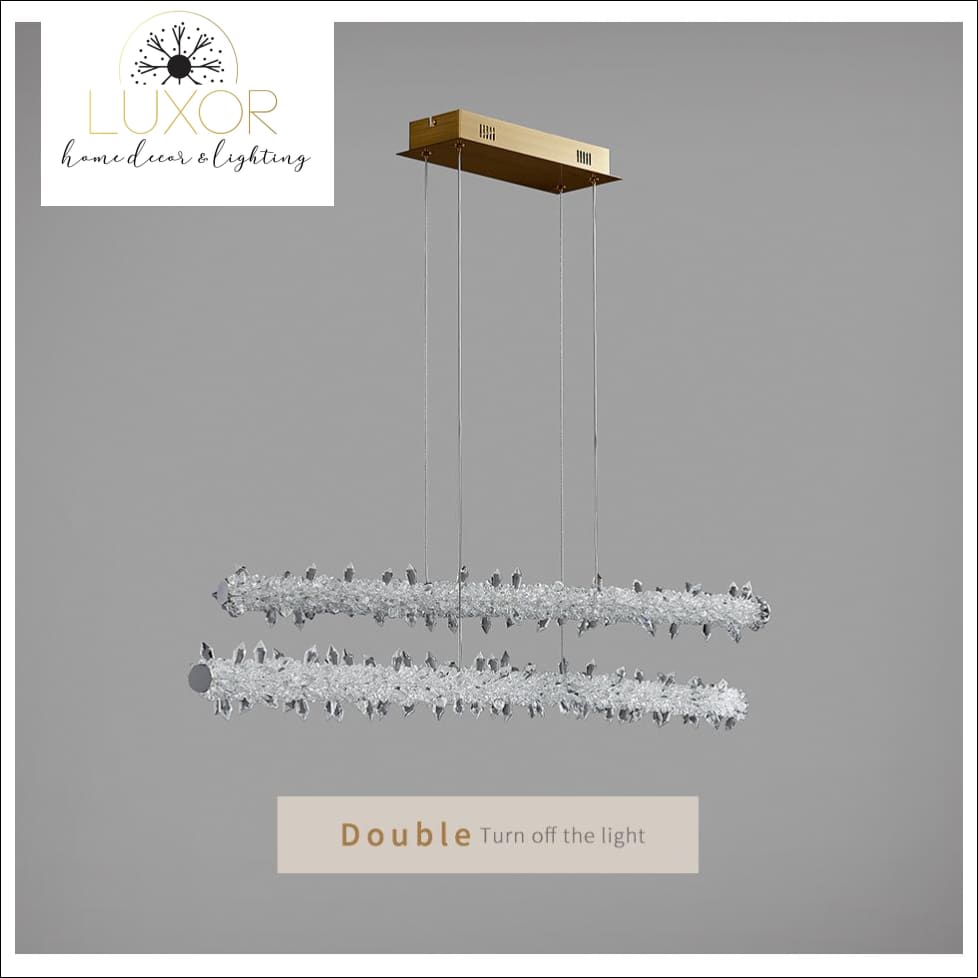 pendant lighting Xilibir Crystal Pendant Hanging Light - Luxor Home Decor & Lighting