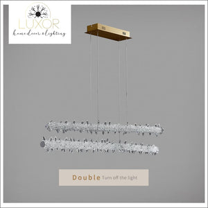 pendant lighting Xilibir Crystal Pendant Hanging Light - Luxor Home Decor & Lighting