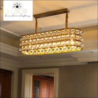 chandeliers Yaliana Crystal Gold Chandelier - Luxor Home Decor & Lighting