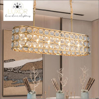 chandeliers Yaliana Crystal Gold Chandelier - Luxor Home Decor & Lighting