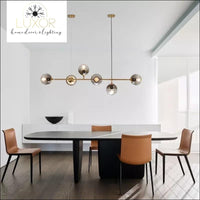 pendant lighting Yanzi Linear Suspensión Pendant Light - Luxor Home Decor & Lighting