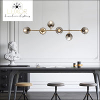 pendant lighting Yanzi Linear Suspensión Pendant Light - Luxor Home Decor & Lighting