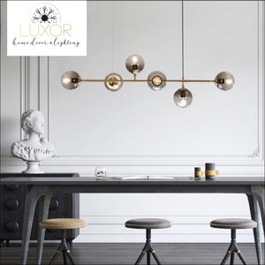 pendant lighting Yanzi Linear Suspensión Pendant Light - Luxor Home Decor & Lighting