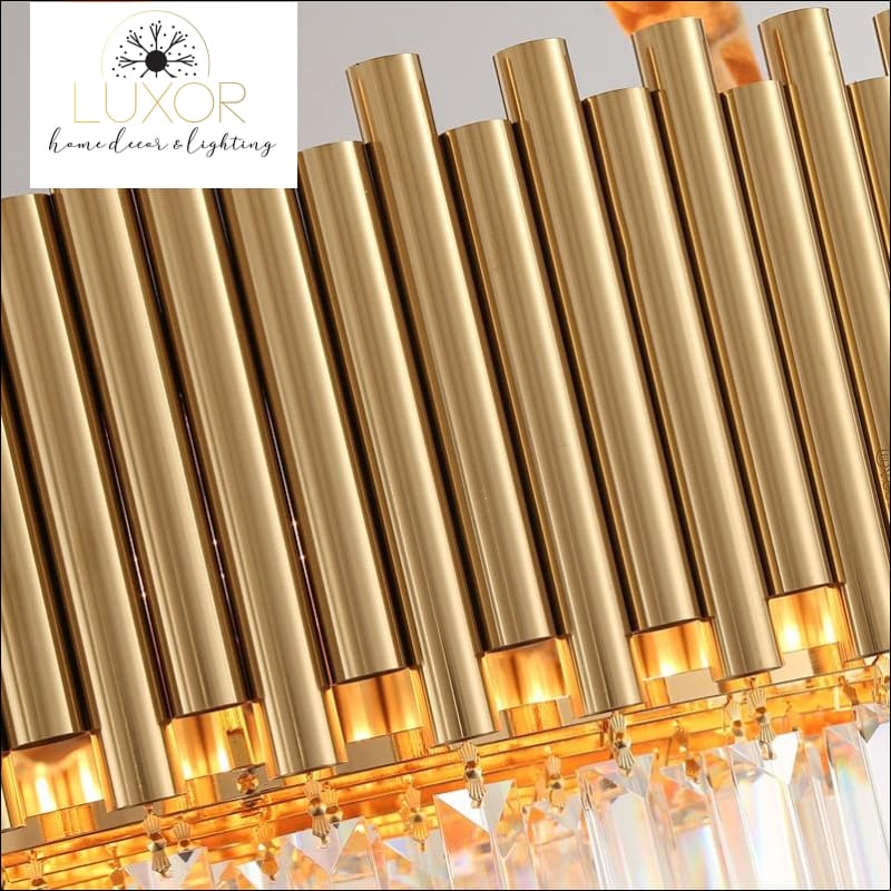 chandelier Youlanis Gold Crystal Chandelier - Luxor Home Decor & Lighting