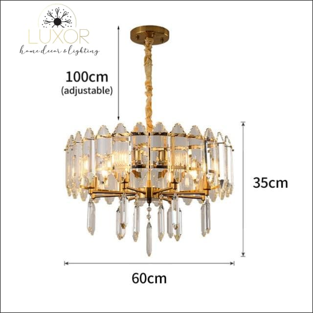 chandeliers Yuliana Crystal Pendant Chandelier - Luxor Home Decor & Lighting