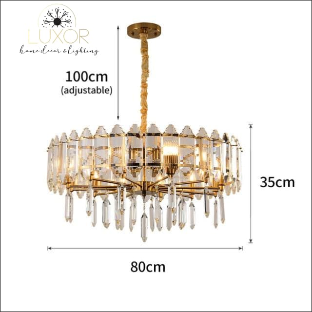 chandeliers Yuliana Crystal Pendant Chandelier - Luxor Home Decor & Lighting