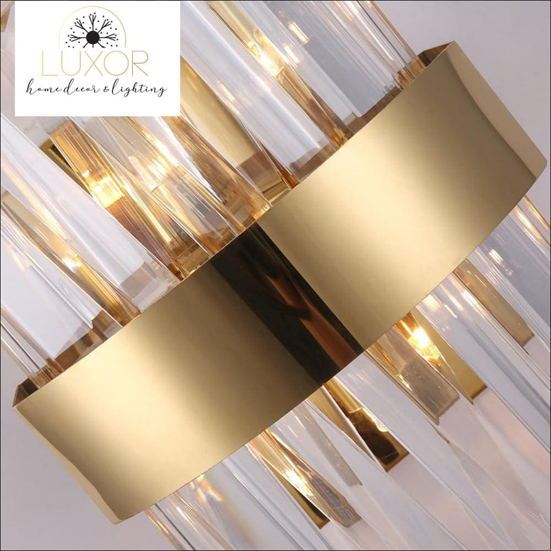 wall lighting Yuliani Crystal Wall Sconce - Luxor Home Decor & Lighting
