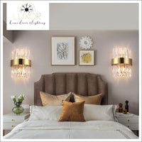 wall lighting Yuliani Crystal Wall Sconce - Luxor Home Decor & Lighting