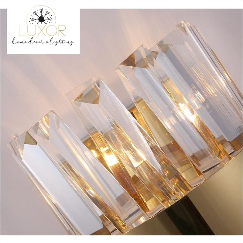wall lighting Yuliani Crystal Wall Sconce - Luxor Home Decor & Lighting