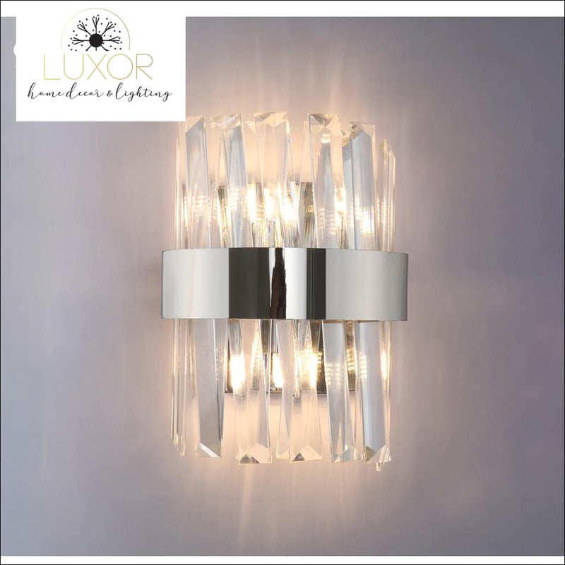 wall lighting Yuliani Crystal Wall Sconce - Luxor Home Decor & Lighting