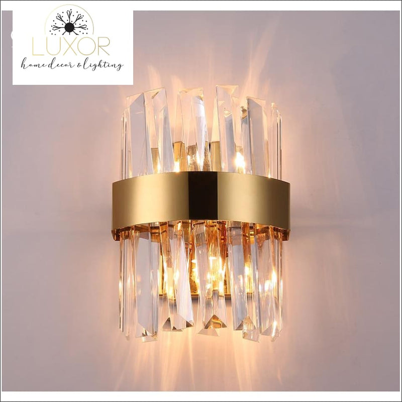 wall lighting Yuliani Crystal Wall Sconce - Luxor Home Decor & Lighting