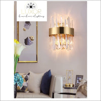 wall lighting Yuliani Crystal Wall Sconce - Luxor Home Decor & Lighting