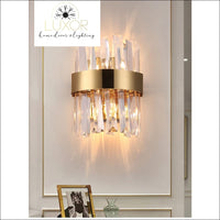 wall lighting Yuliani Crystal Wall Sconce - Luxor Home Decor & Lighting