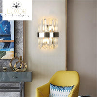 wall lighting Yuliani Crystal Wall Sconce - Luxor Home Decor & Lighting