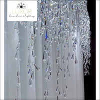 Yuslaine Modern Rainfall Crystal Chandelier - chandelier
