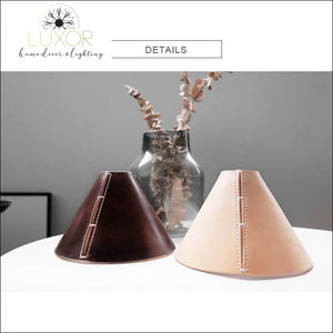 wall lighting Zerini Handmade Leather Wall Sconce - Luxor Home Decor & Lighting