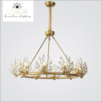 Zinnia Crystal Chandelier - chandelier